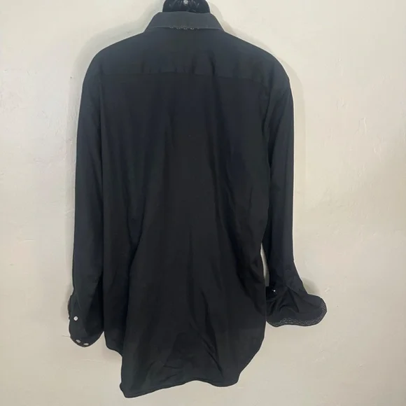 Robert Graham Contrast Long Sleeve Shirt XL 100% cotton Gently worn - Picture 4 of 5